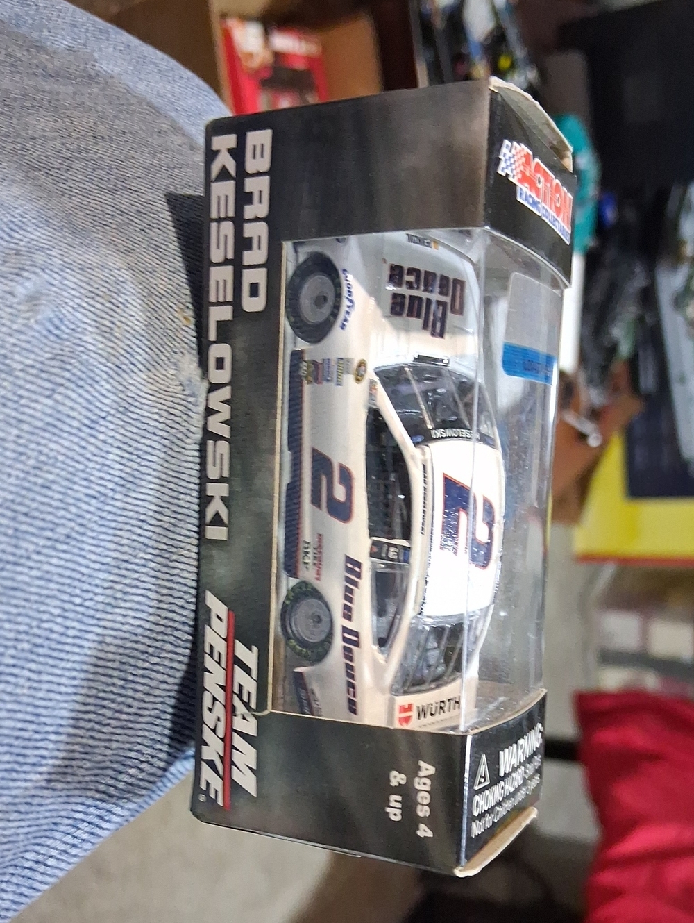 NASCAR Brad Keselowski #2 Team Penske Diecast Car - White/Blue
